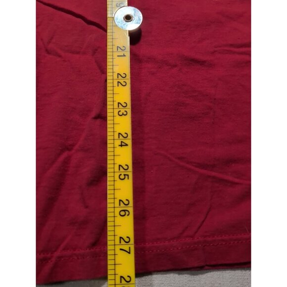 Fling Upside Down Heart Promo Men's Graphic Print Short Sleeve T-Shirt Red XL - Picture 7 of 10